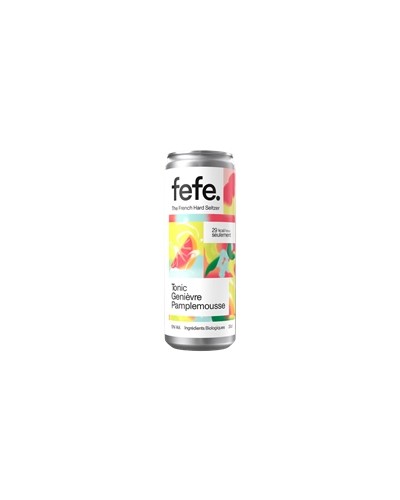 FEFE TONIC GENIEVRE PAMPLMOUSSE BOITE 5° 33CL X24