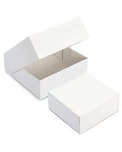 Boîte à Pâtisserie Blanche l20 × l20 × h8 cm x50